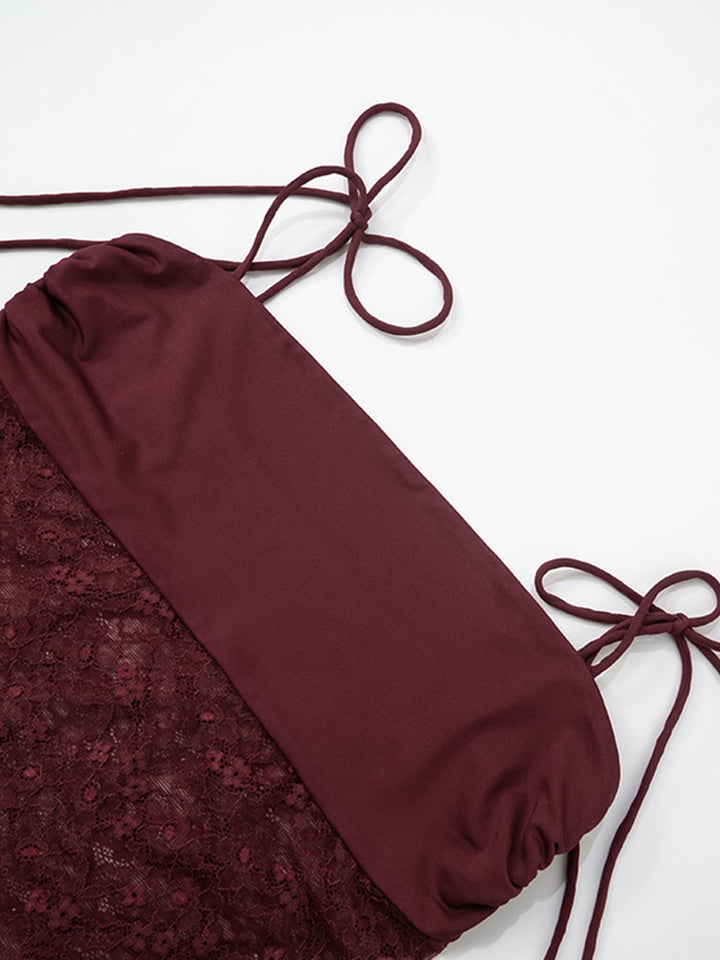 Cami Party Square Neck Maxi Frauen Kleid