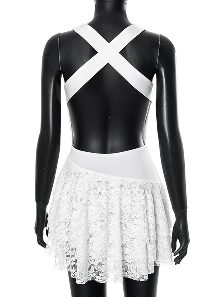 A Line Elegant Backless Ruched Sweetheart Mini Dress