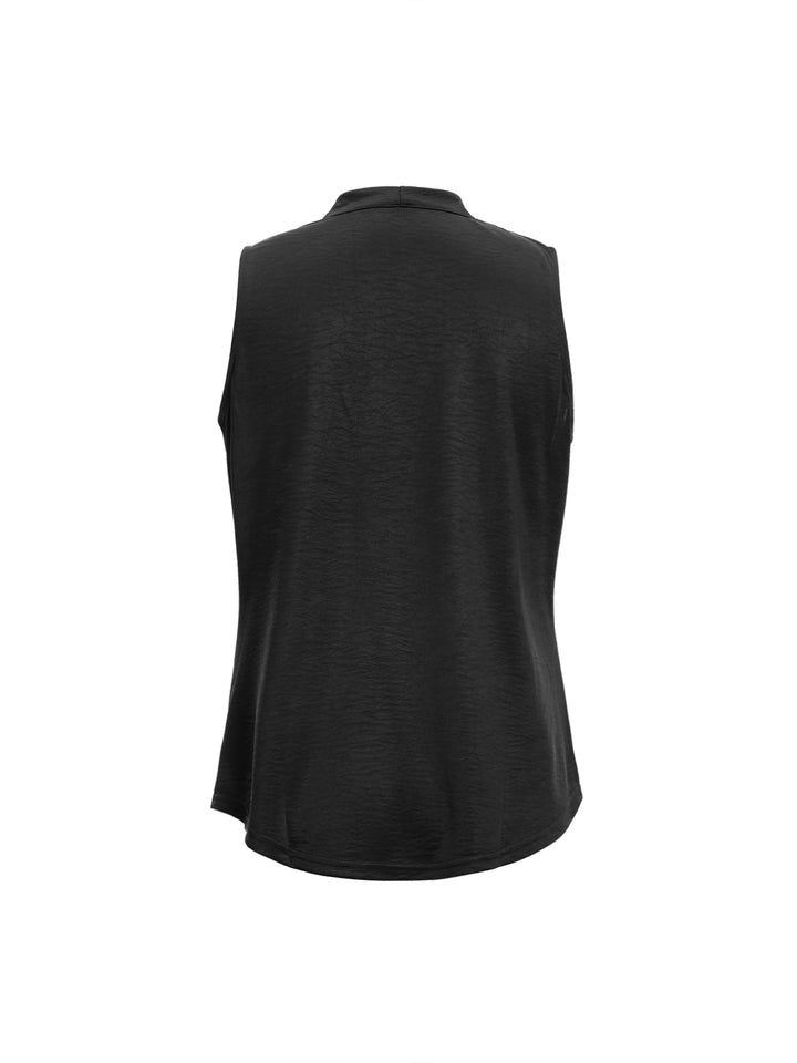 Cami Büro regelmäßige drapierte Cowl Neck gewebte Stoff Frauen Tanktops & Camis