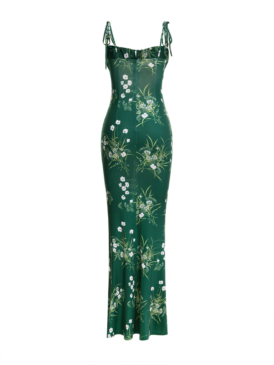 Boho atado el vestido de mujer larga