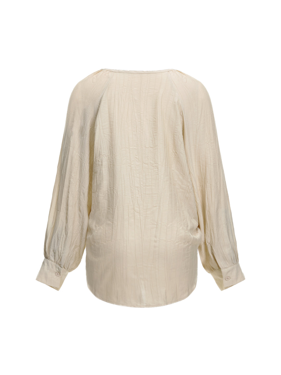 Boho Drawstring V neck Raglan Sleeve Women Blouses