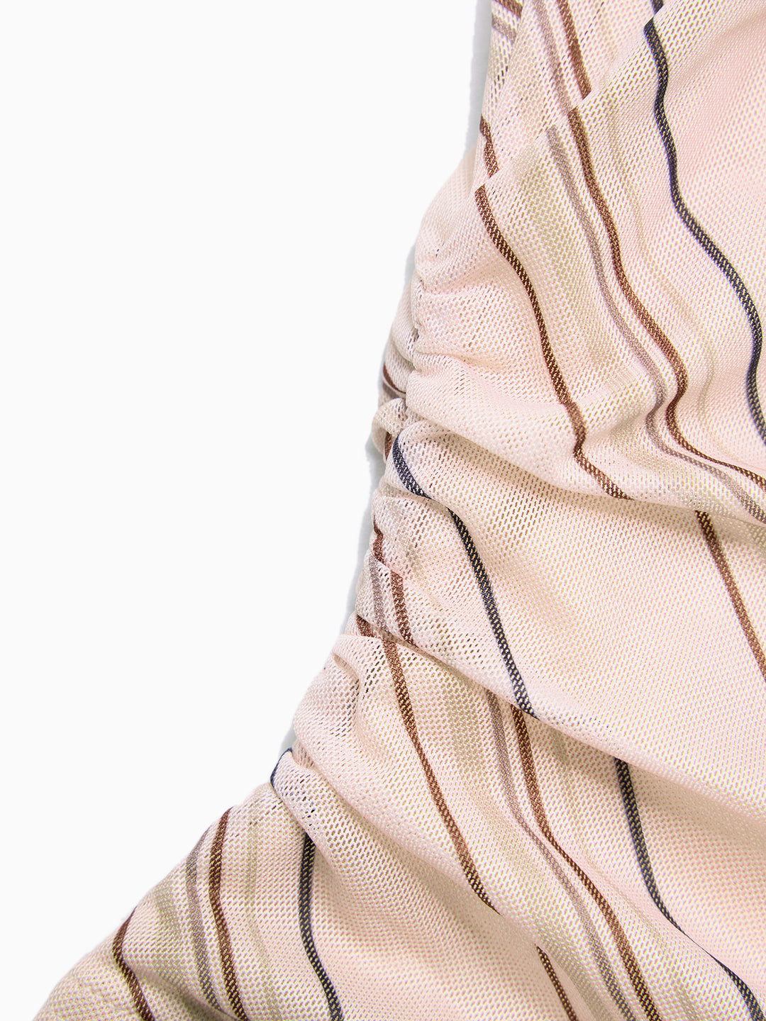 Décontracté partout imprimé le cou asymétrique skinny skinny à manches courtes