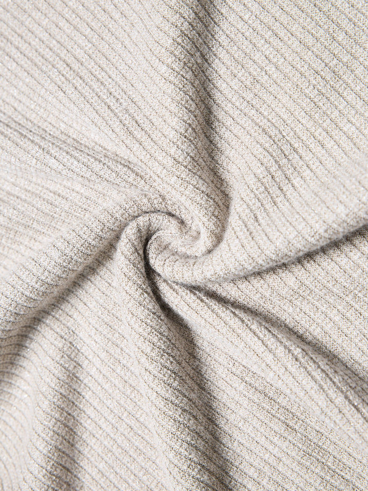 Tricots tricots décontractés de boucle ordinaire colorant colorant scoop couch à manches