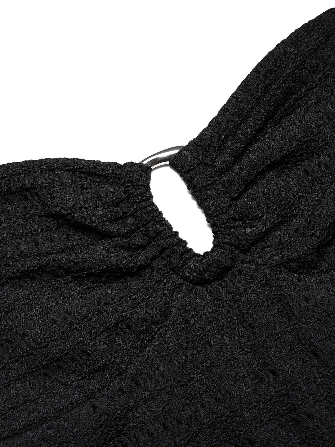 Boho Plain Ruched Tied Halter Cami Tops