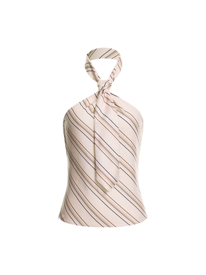 Casual en todo el halter impreso flaco blusas de mujeres sin mangas