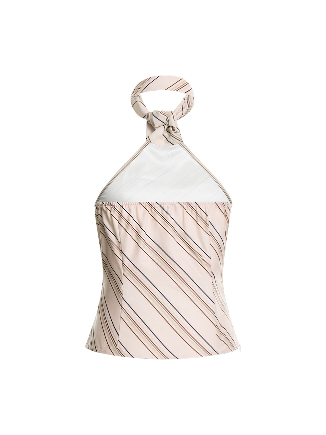 Casual en todo el halter impreso flaco blusas de mujeres sin mangas